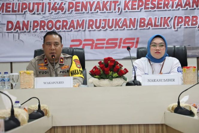 
					Polres Pelabuhan Tanjung Priok Gelar Sosialisasi BPJS Kesehatan