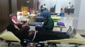 Kegiatan donor darah digelar TPK Koja menjelang akhir tahun 2025. Foto istimewa/Beritatrans.id/ahmad