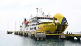 Kapal ASDP di Anambas (ist/BKIP Kemenhub)