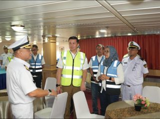 Wamildan Tsani di atas KM Kelud