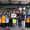 Penyerahan bantuan secara simbolis Pelatihan Urban Farming di RPTRA Green Bisma, Papanggo. Foto istimewa/IPC TPK
