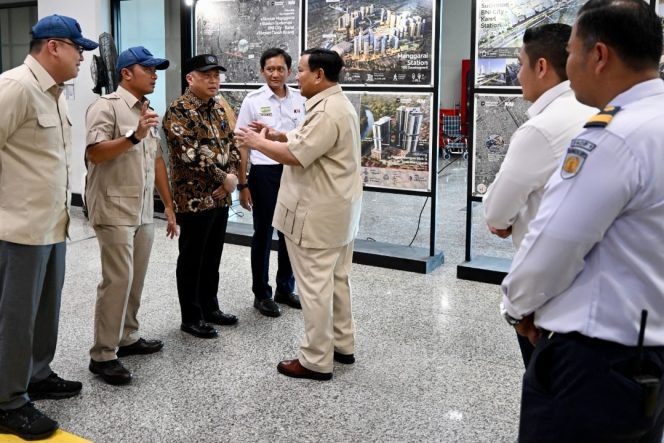 
					Prabowo Tinjau Master Plan TOD Tiga Stasiun Strategis, Tegaskan Komitmen Perkuat Transportasi Publik