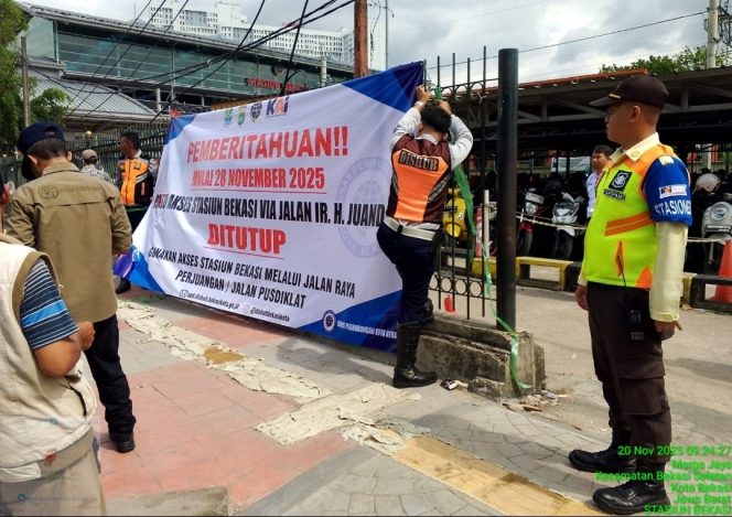 
					Akses Selatan Stasiun Bekasi Ditutup Mulai 28 November, KAI Daop 1 Imbau Penumpang Gunakan Pintu Utama