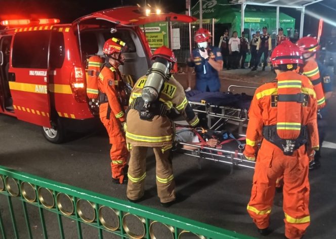 
 KAI Gelar Simulasi Kebakaran dan Evakuasi Darurat di Stasiun Harjamukti LRT Jabodebek