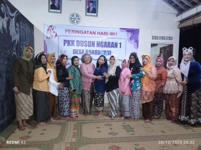 
 Ibu-Ibu PKK Ngaran 1 Peringati Hari Ibu dengan Refleksi Emansipasi Perempuan dan Pendidikan