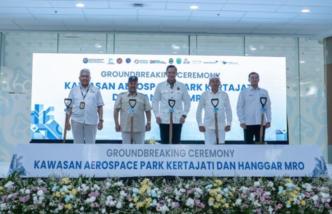 
 Groundbreaking Hanggar Kertajati