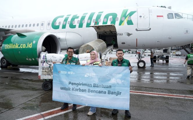 
					Maskapai Citilink angkut bantuan untuk bencana Sumatera