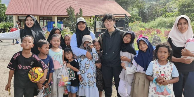 
 Tangisan Anak-anak Pengungsi Burlah Aceh Tengah Pecah di Posko