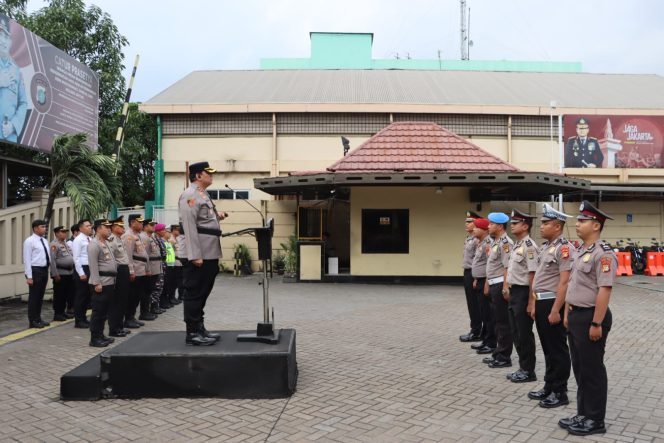 
 Upacara Kenaikan Pangkat Personel Polres Pelabuhan Tanjung Priok, Periode Januari 2026