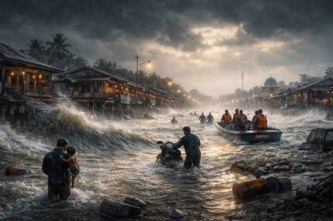 
 Banjir Rob Mengancam Pontianak, Pemkot Tingkatkan Kewaspadaan hingga Puncak Pasang Awal Januari 2026