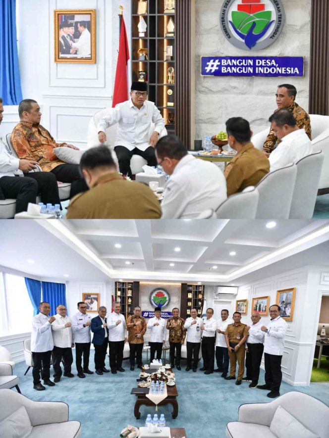 
 Temui Mendes DPT, Gubernur Anwar Hafid Dorong Digitalisasi 606 Desa Blank Spot