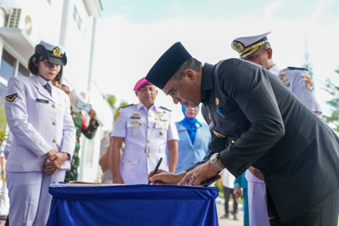 
 ‎Komitmen Pemprov Sulteng Akan Memperkuat Sinergitas Bersama TNI AL