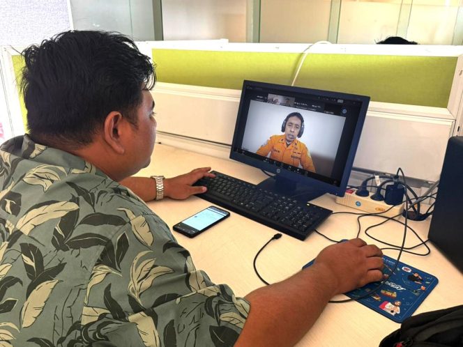 
 Di Bulan K3 Nasional , Terminal Teluk Lamong dan Basarnas Gelar Sosialisasi Tanggap Darurat Bencana