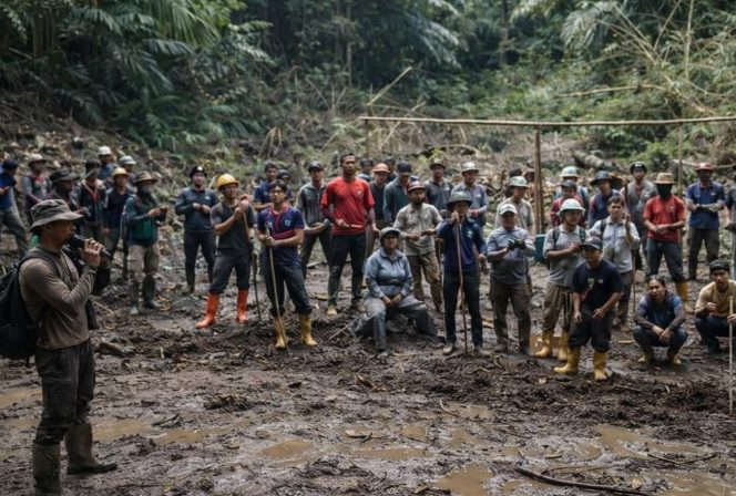 
					Warga Tangse Masuk Hutan Lindung, Cari Pelaku Tambang Ilegal Penyebab Banjir Bandang