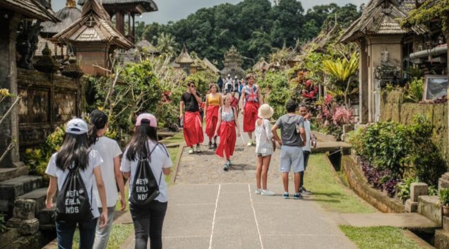 Suasana di destinasi Wisata Bali