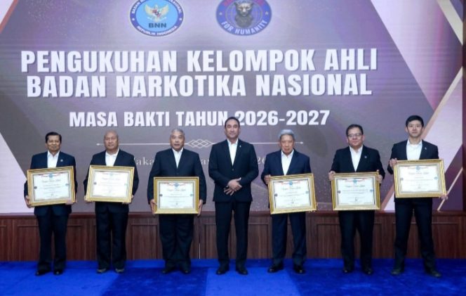 
 Kelompok Ahli BNN RI Di Kukuhkan Suyudi Ario Seto