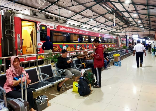 
 KAI Daop 7 Madiun Catat Lonjakan Penumpang 4,6 Persen Selama Masa Nataru 2025/2026