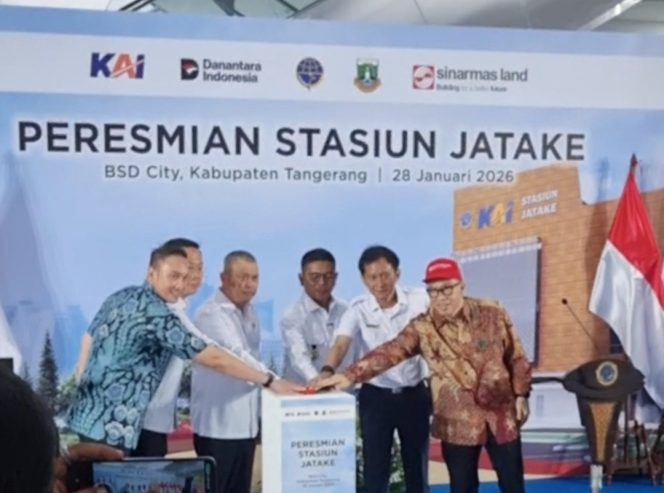 
 Menhub Dudy Resmikan Stasiun Jatake, Dukung Mobilitas Kawasan Perkotaan Tanpa APBN