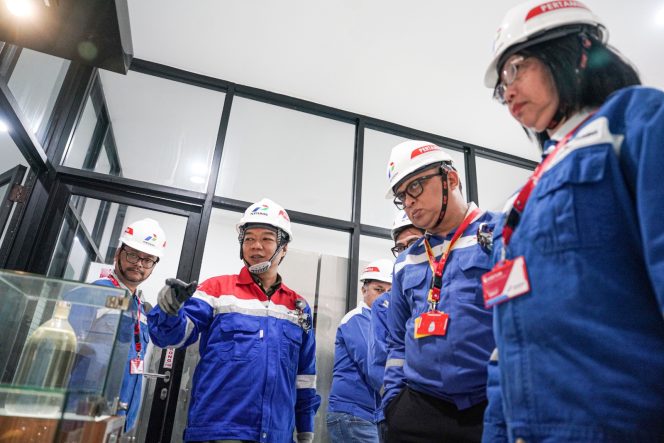 
 Pertamina Patra Niaga Jelaskan Proses Distribusi dan Quality Control BBM di IT Jakarta kepada Pemimpin Redaksi Media