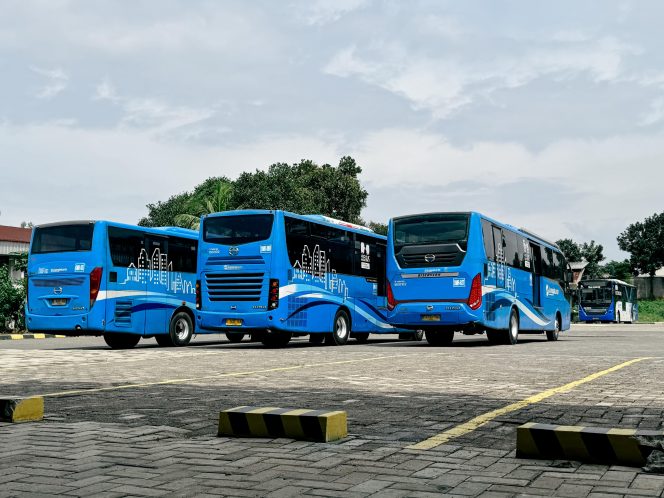 
 Satu Dekade Mengaspal Layani Jakarta, 120 Armada BRT DAMRI Purna Tugas dengan Kondisi Prima