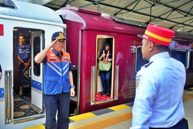 
 Direktur Operasi KAI Pimpin Inspeksi Lintas Daop 7 Madiun Jelang Lebaran 2026