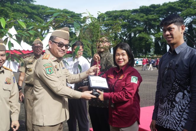 
 Upacara Bulan K3 Nasional, Pelindo Regional 4 Konsisten Keselamatan sebagai Prioritas Utama 