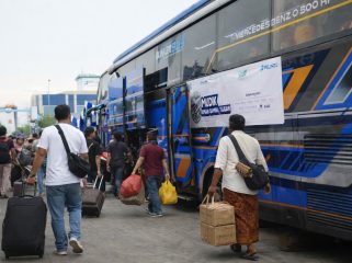 Peserta mudik lebaran gratis 2025. Foto istimewa/SPSL