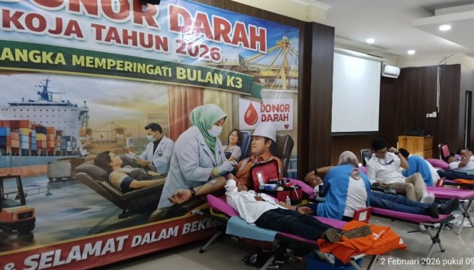 
 Kegiatan donor darah yang digelar TPK Koja 