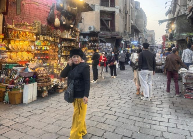 
 Catatan Halimah Munawir: Menyusuri Pasar Khan Khalili, Jantung Oleh-Oleh Kairo