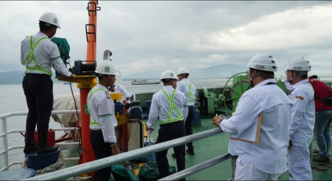 
 Uji petik kapal di Pelabuhan Ketapang