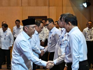 Menhub Dudy beri selamat para Pejabat Eselon I Kemenhub