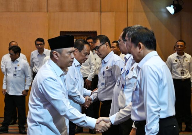 
 Menhub Dudy beri selamat para Pejabat Eselon I Kemenhub