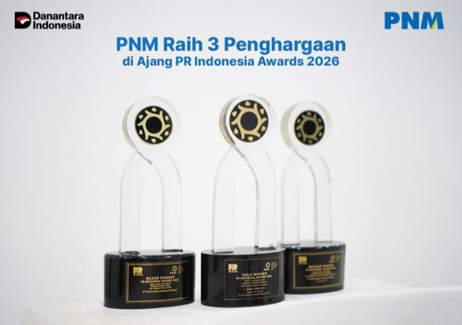 
 Sukses Kelola Komunikasi Berdampak, PNM Raih Tiga Penghargaan PR Indonesia Awards 2026