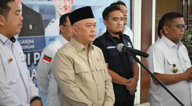 Menhub di Serang, Banten