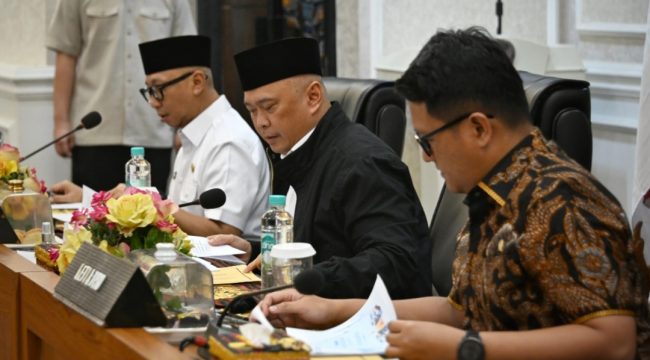 Menhub Dudy bersama Gubernur Lampung dan instansi terkait Rkaor Angleb 2026
