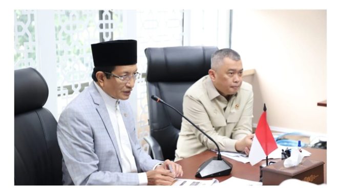 
 Menhub dan Menag di Jakarta, Senin (23/2/2026)