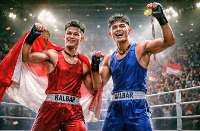 
 Petinju Kalbar Rebut Emas dan Perunggu di Kejurnas Tinju Ragunan