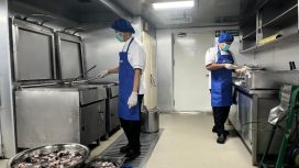 Dapur di atas Kapal Pelni bersertifikat HACCP
