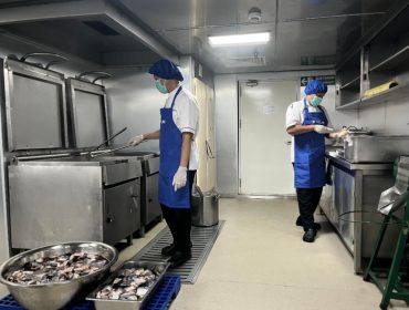 Dapur di atas Kapal Pelni bersertifikat HACCP
