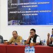 M Loutfie Hidayat, Manager IPC TPK Area Pontianak menyampaikan evaluasi berthing window 2025 kepada para stakeholder kepelabuhanan di wilayah Pontianak