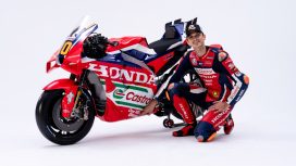 Pembalap Honda Racing Corporation (HRC) Factory Team bersama motor balap Honda yang akan digunakan pada ajang MotoGP 2026, seiring berlanjutnya dukungan FIFGROUP melalui FIFASTRA terhadap tim HRC pada musim balap tahun ini.