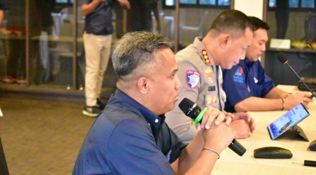 Executive General Manager Pelindo Regional 2 Tanjung Priok Yandri Trisaputra, saat rapat koordinasi. Foto istimewa/pelindoregional2tjpriok