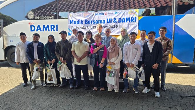 
 DAMRI Berangkatkan Peserta Mudik dari Universitas Indonesia melalui Program TJSL