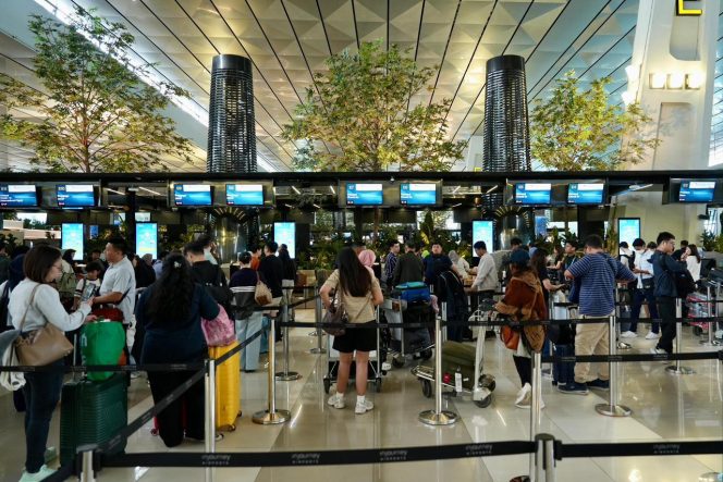 
 Suasana di Bandara Soetta, Selasa (17/3/2026)