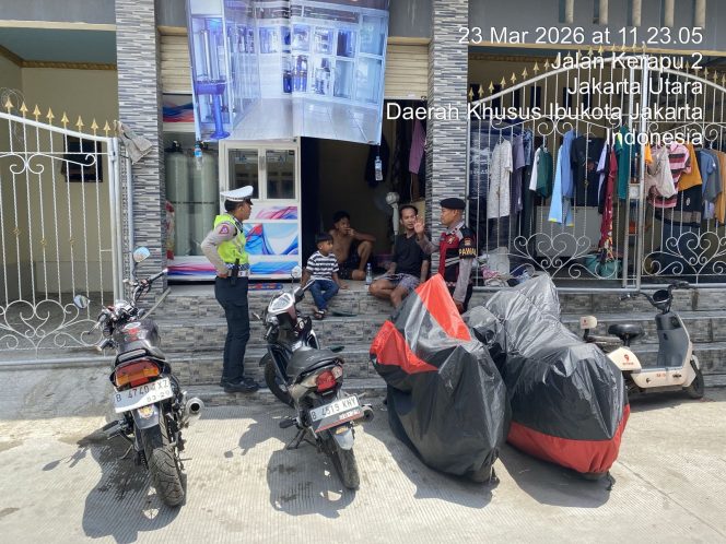 
 Patroli Intensif Polres Priok, Jaga Keamanan Permukiman Ditinggal Mudik Lebaran
