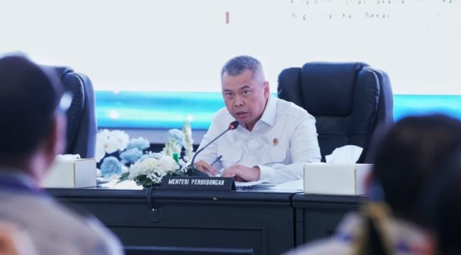 Menhub Dudy di Rakor Lintas Instansi