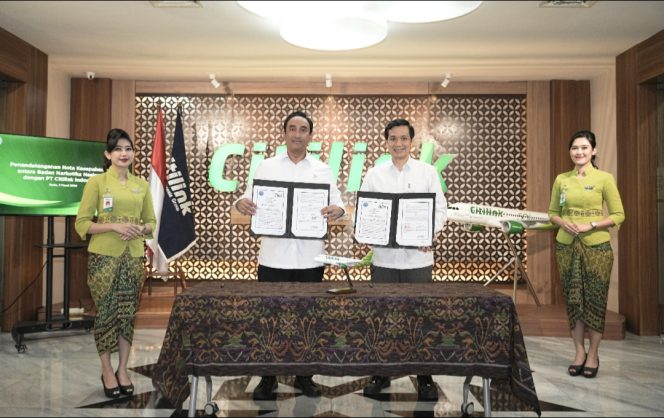 
 Kerja sama Strategis Citilink dan BNN