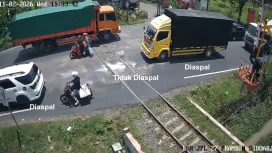 Salah satu Perlintasan sebidang