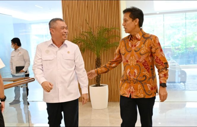 
 Ramah tamah Menhub dan Menkes