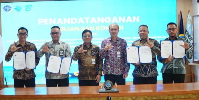 
 Kerja sama pengelolaan 2 Pelabuhan